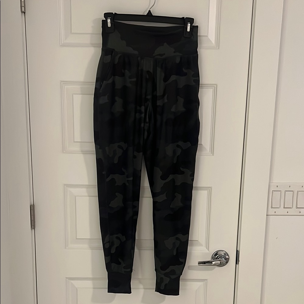 Camo High-Waisted Joggers